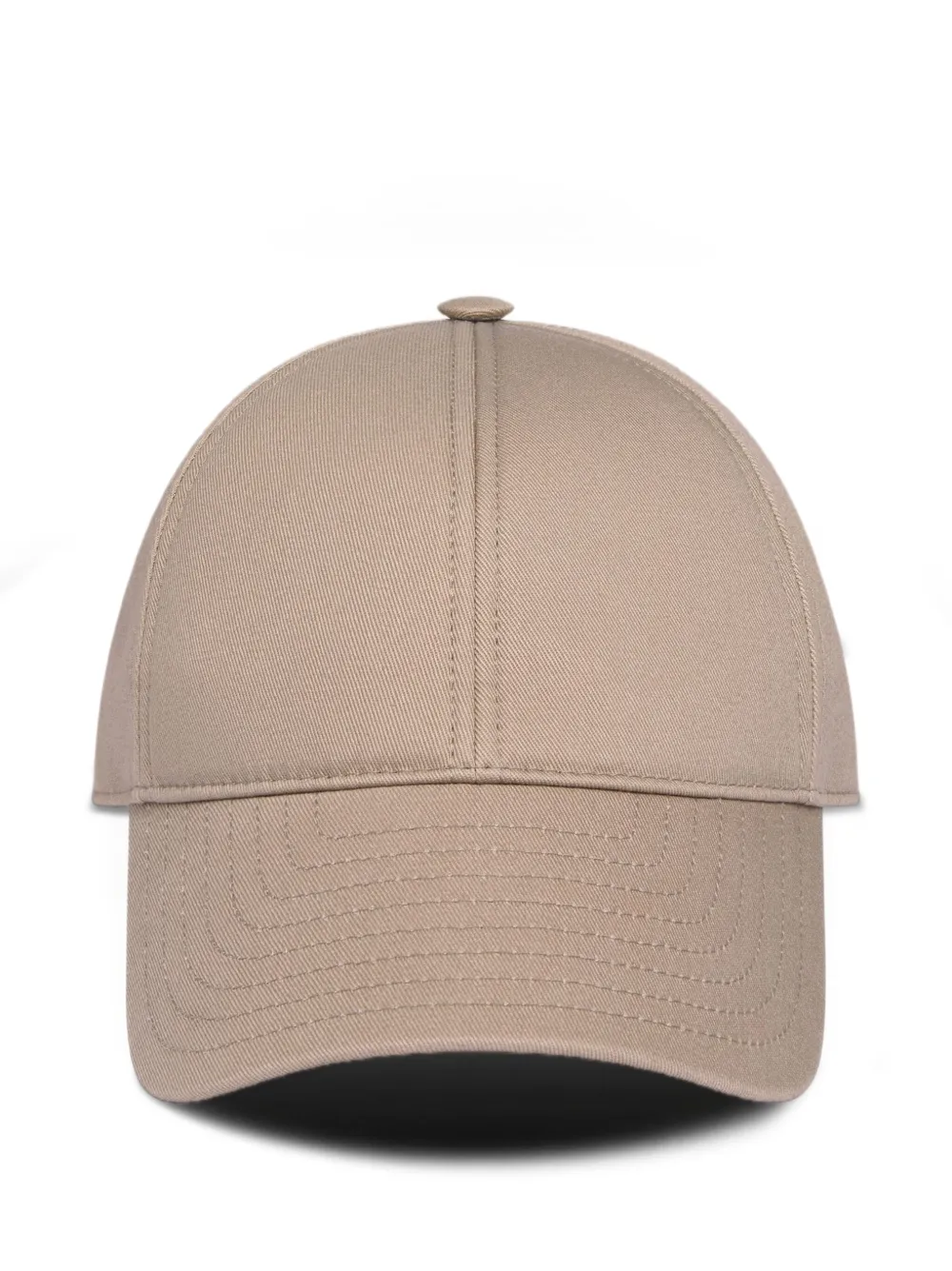 Courrèges Honkbalpet met geborduurd logo Beige