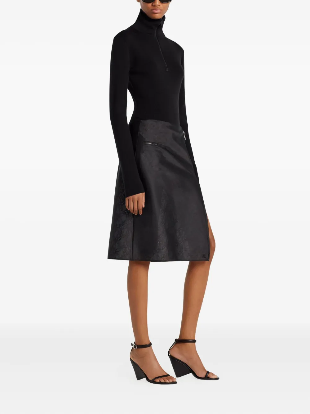 Courrèges Wollen top Zwart