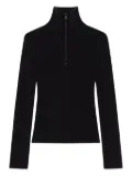 Courrèges wool knitted top - Black