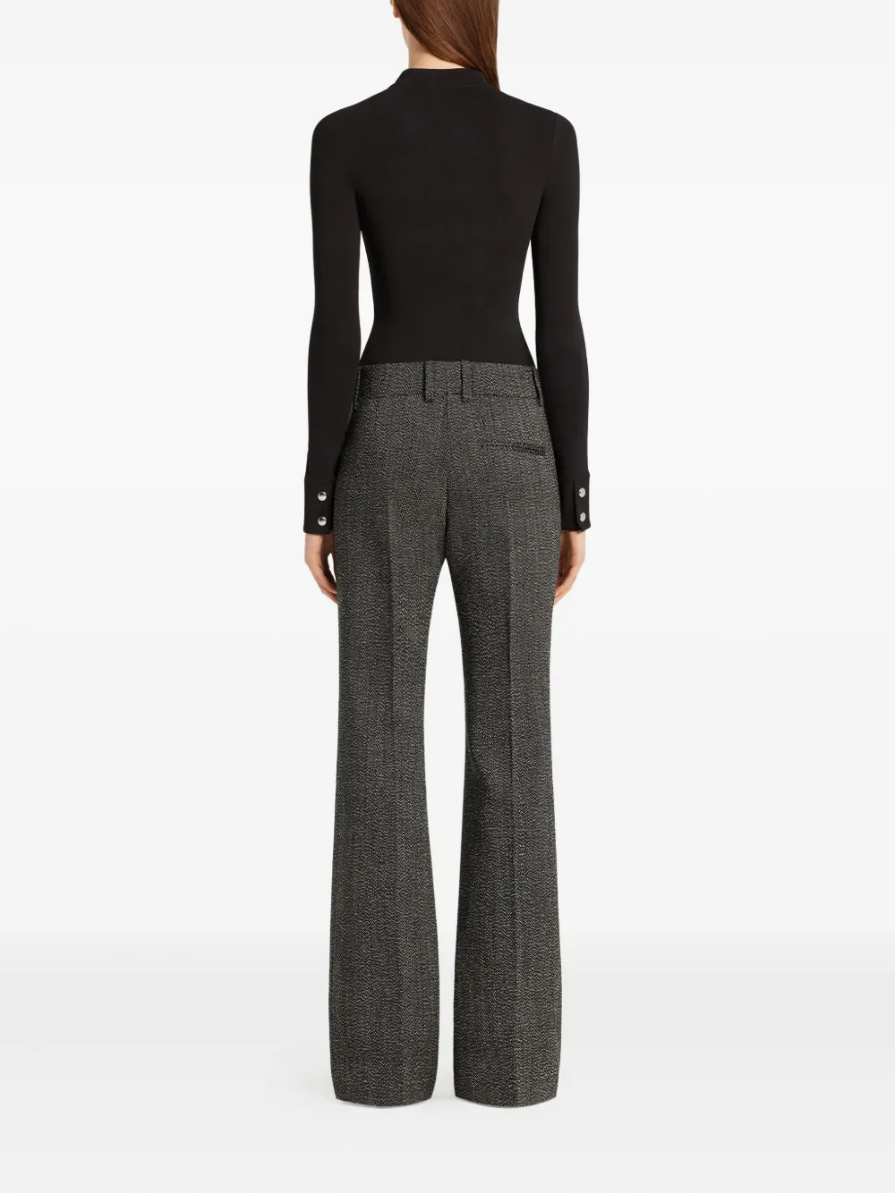 Courrèges Wollen broek Zwart