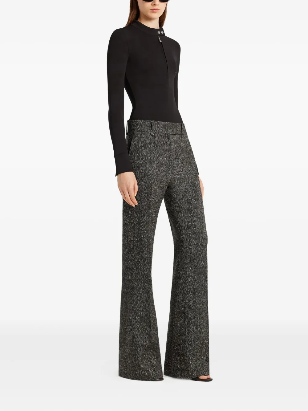 Courrèges Wollen broek Zwart