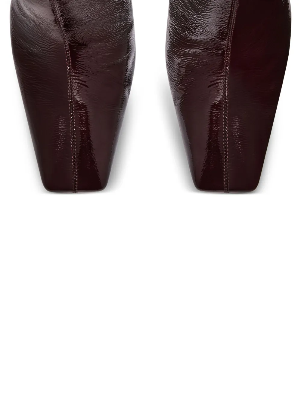 Courrèges 70mm Heritage block-heel knee-high boots Red