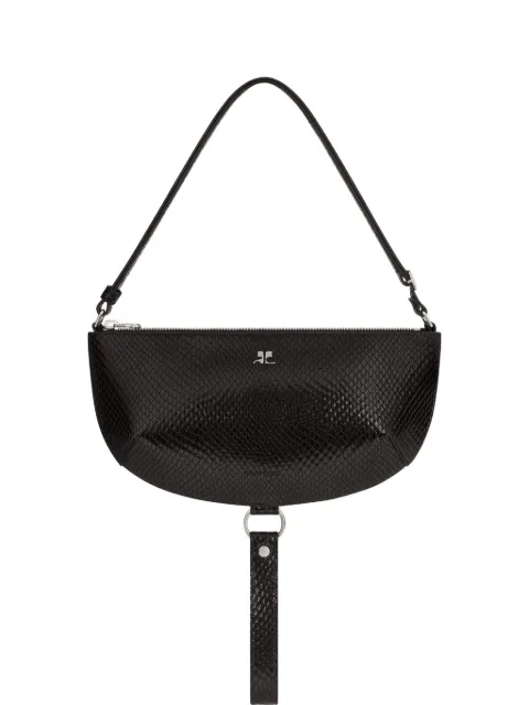 Courrèges Holy Eclipse leather shoulder bag