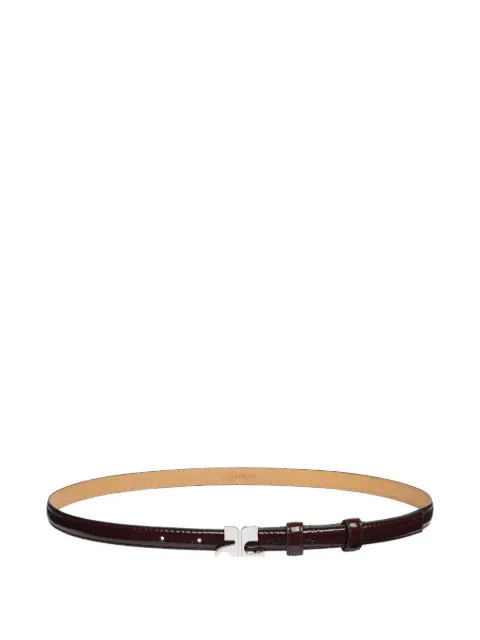 Courrèges AC-buckle leather belt