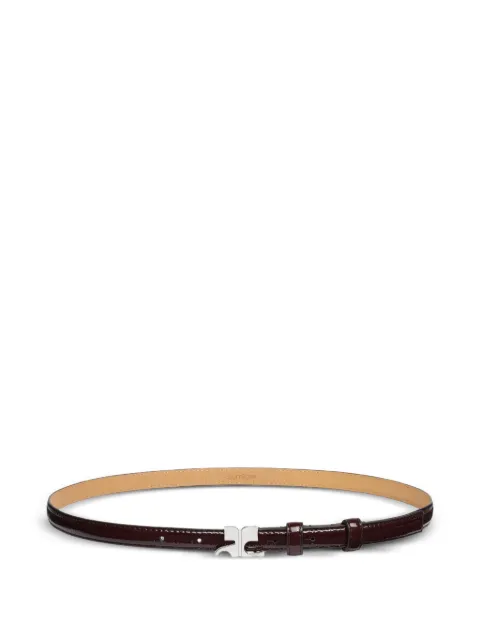 Courrèges AC-buckle leather belt