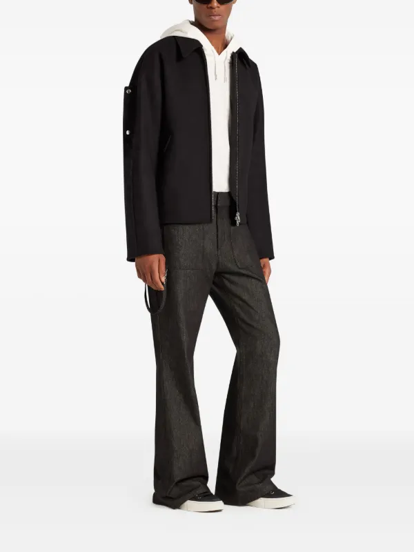Courrèges zip-up Jacket | Black | FARFETCH