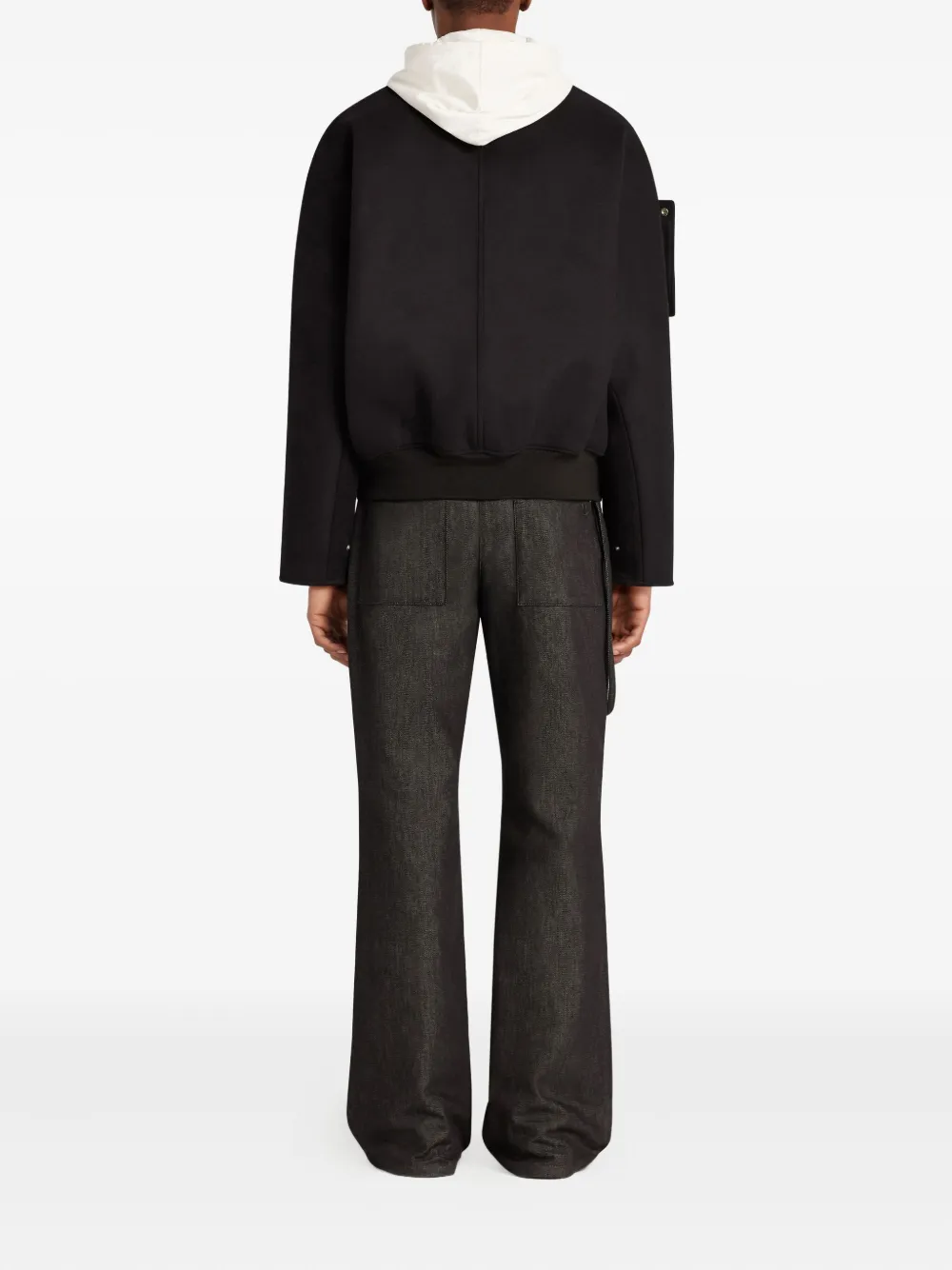 Courrèges Jack met rits Zwart