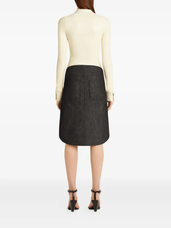 courrèges スーツ Courrèges ジップ ボディスーツ | ニュートラル | FARFETCH JP