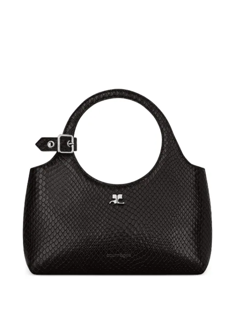 Courrèges mini Holy leather shoulder bag