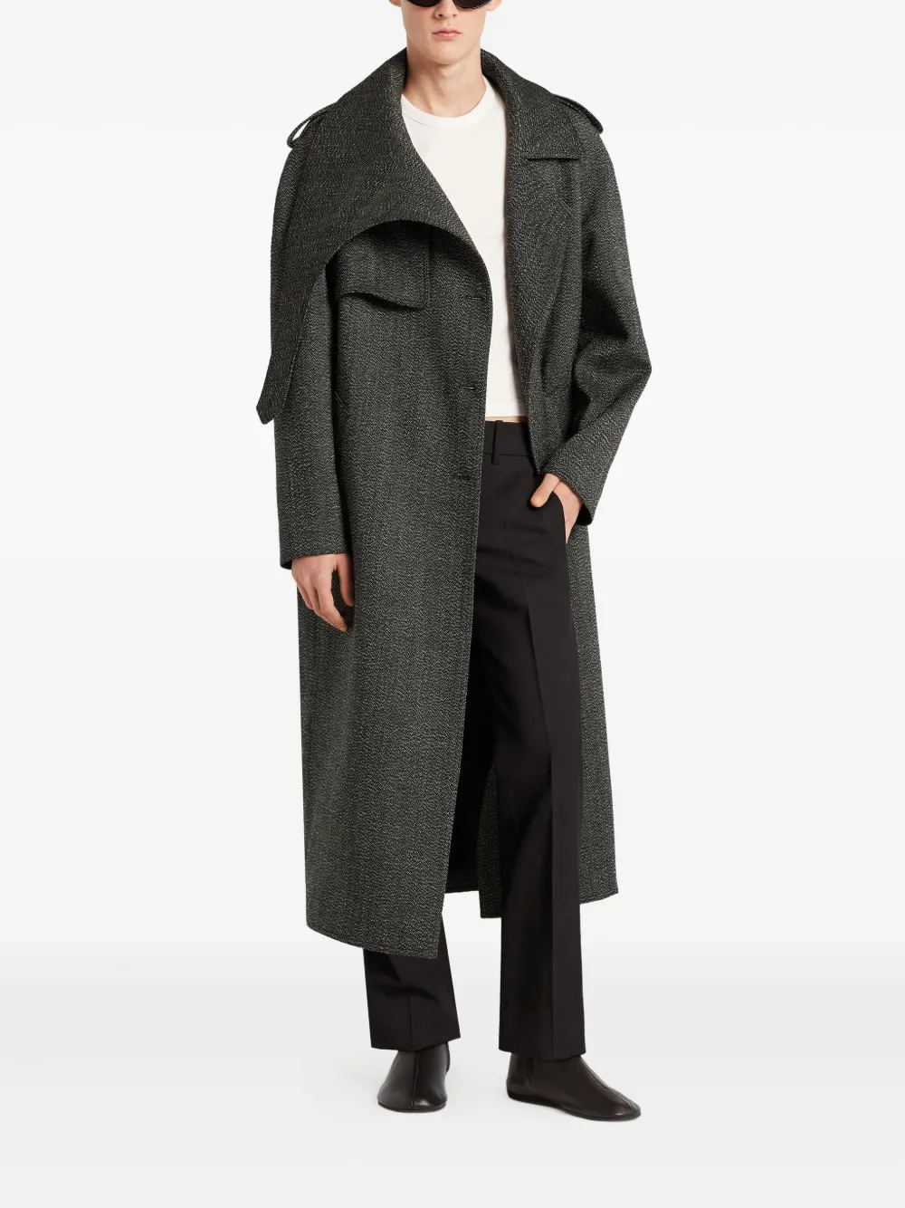 courrèges 赤 ロングコート Coats Women - courrèges (クレージュ)