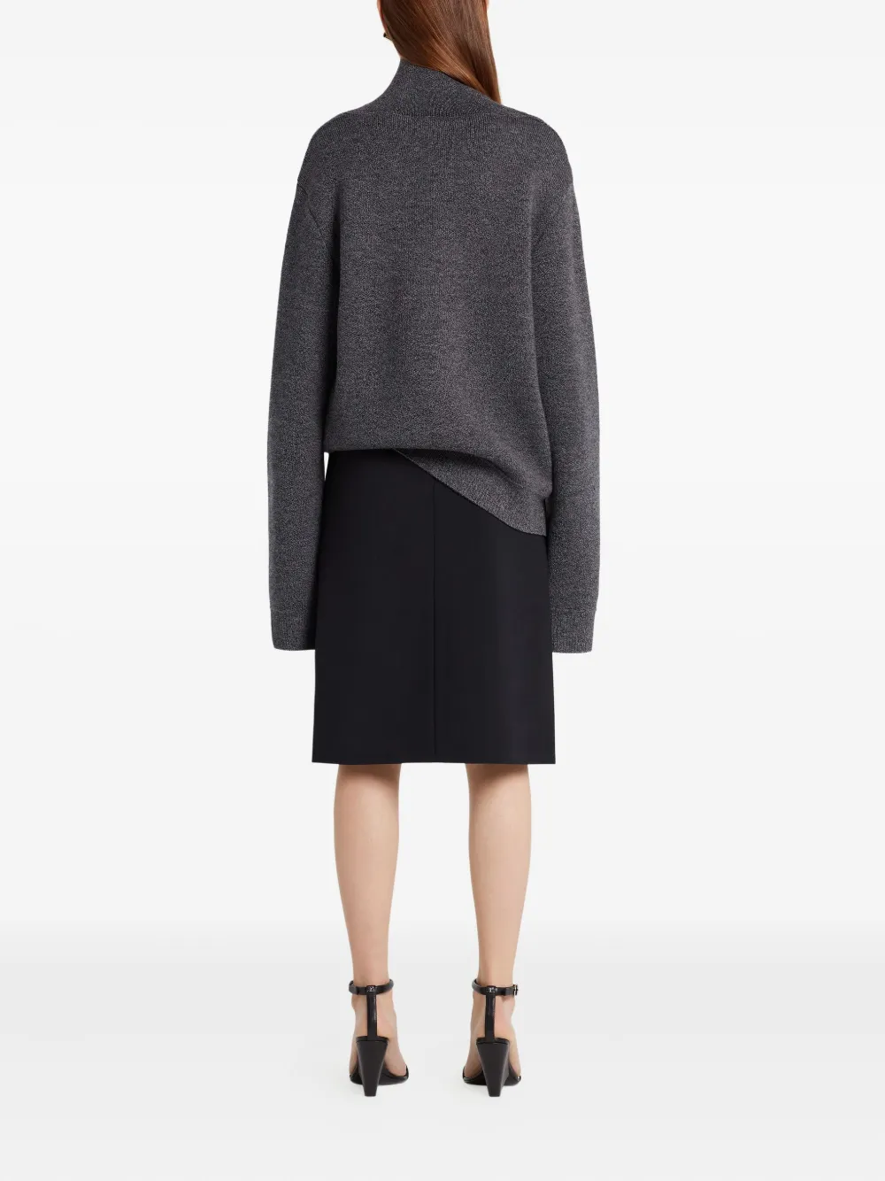 Courrèges Trui met hoge hals Grijs