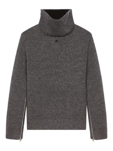 Courrèges high-neck sweater