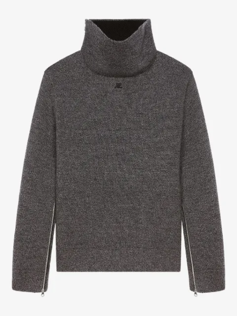 Courrèges high-neck sweater