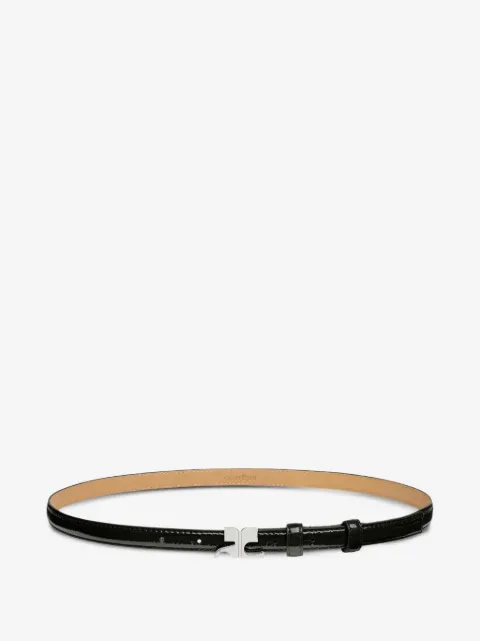 Courrèges AC-buckle leather belt