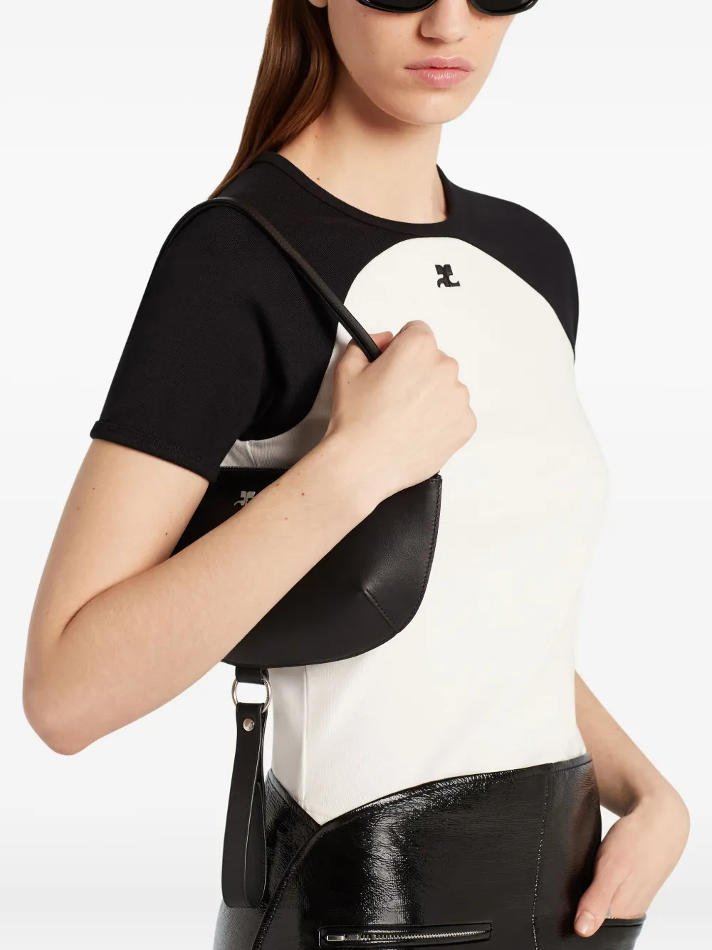 Courrèges Katoenen T-shirt Beige