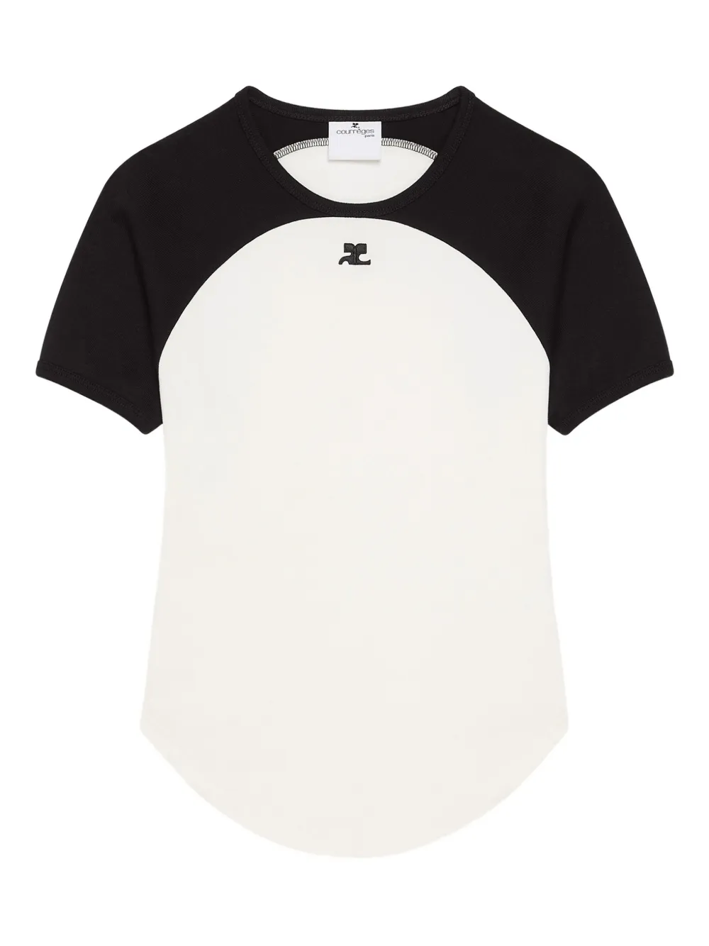 Courrèges Katoenen T-shirt Beige