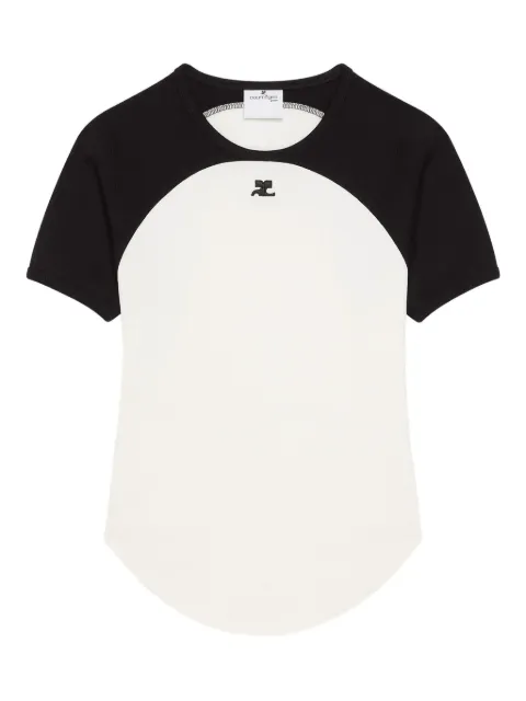 Courrèges Camiseta de algodão