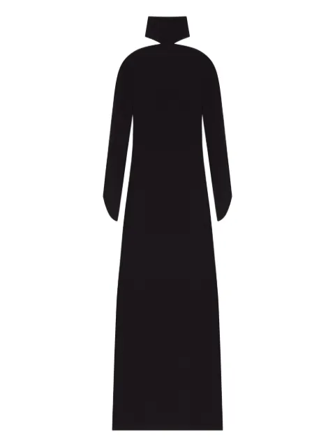 Courrèges cut-out long-sleeve gown