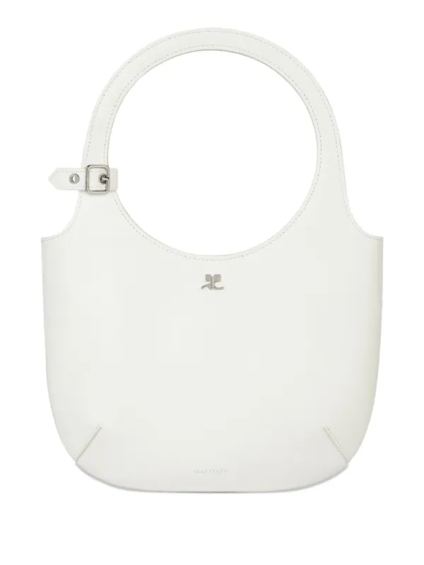 Courrèges Holy Half-moon Handbag in Neutrals