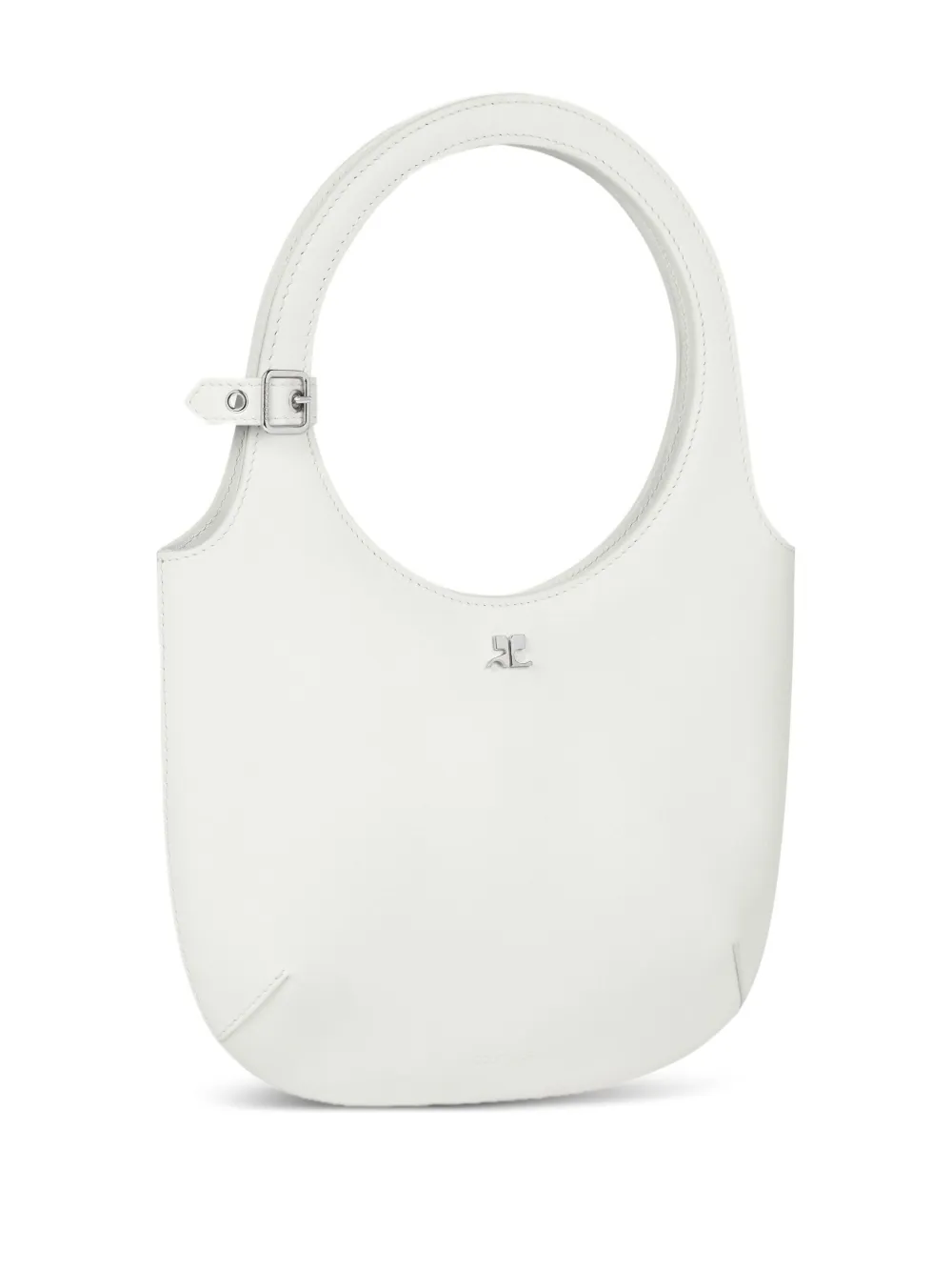 Courrèges Holy handtas met halve maan Beige