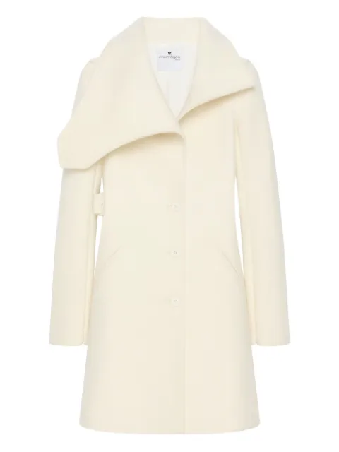 Courrèges Cappotto con colletto asimmetrico