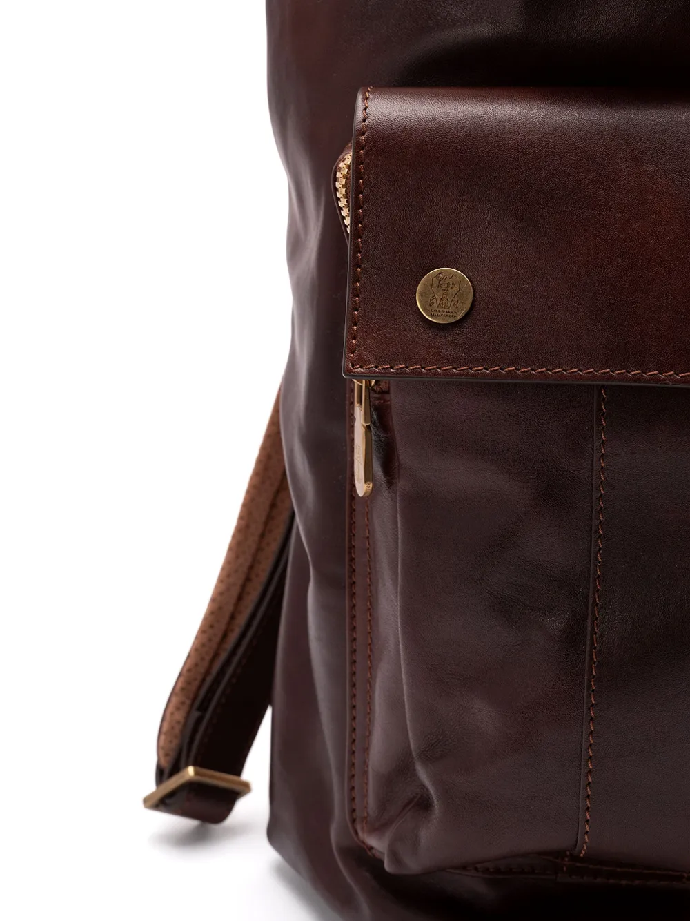 Brunello Cucinelli Leren rugzak Bruin