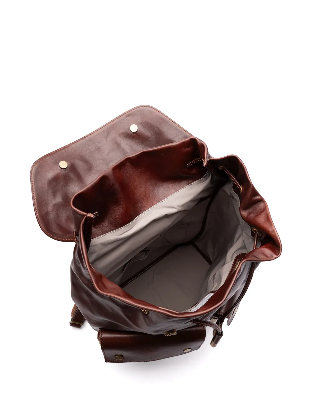 Brunello Cucinelli Leren rugzak Bruin