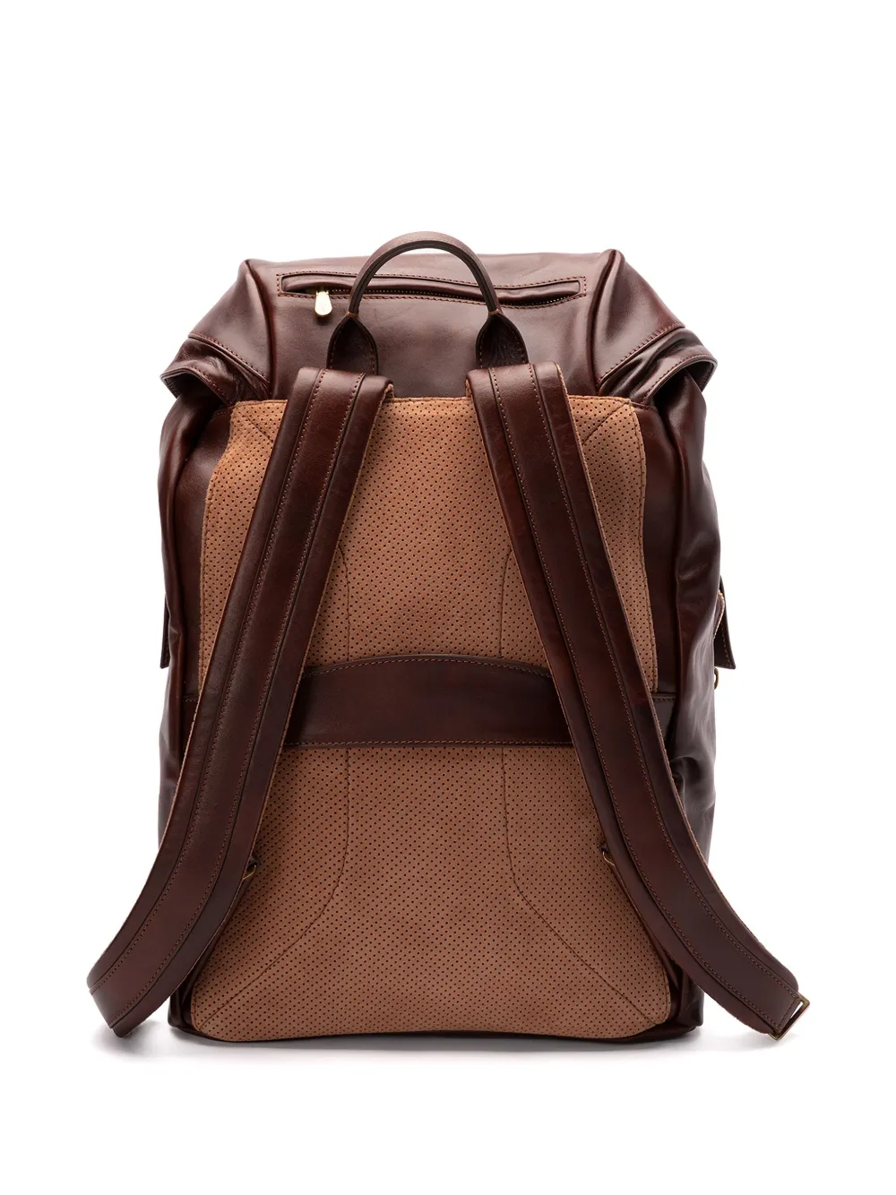 Brunello Cucinelli Leren rugzak Bruin