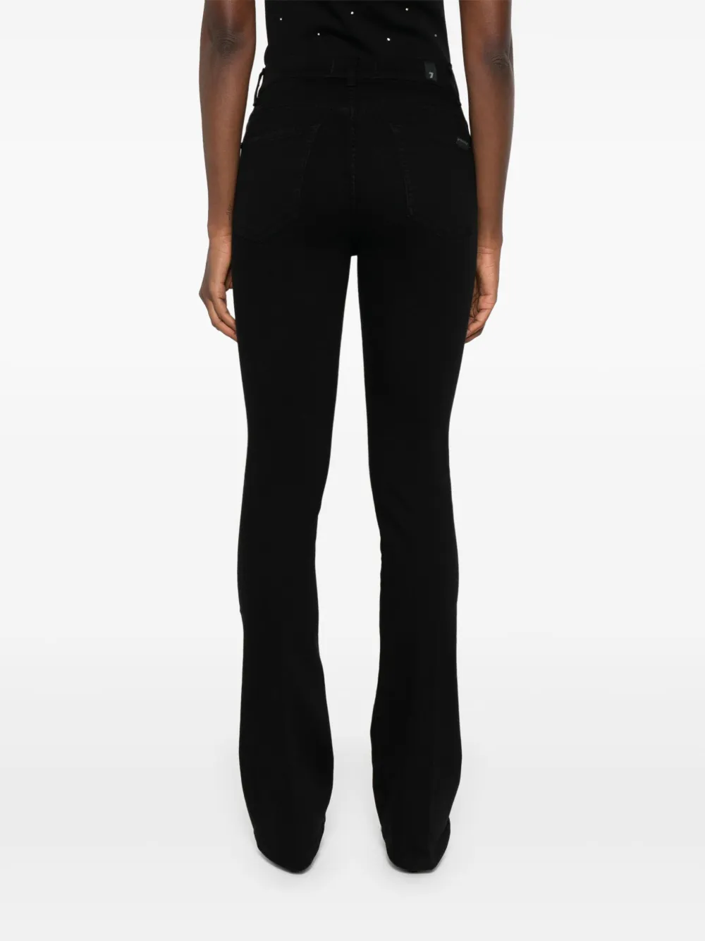 7 For All Mankind flared jeans Zwart