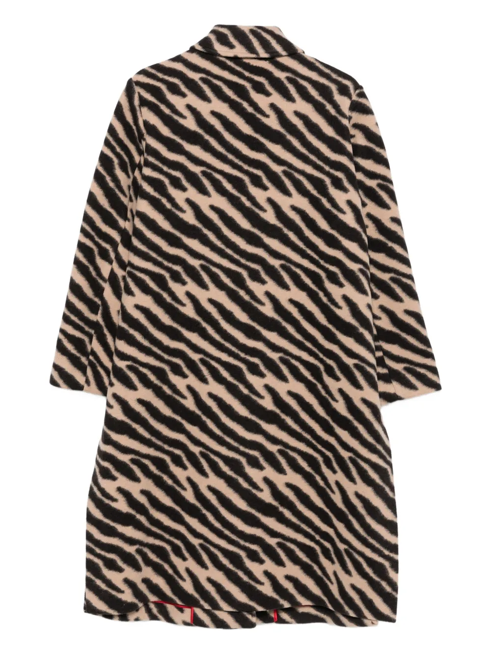 Marina Rinaldi zebra-print button coat | Single Breasted Coats | Image 2