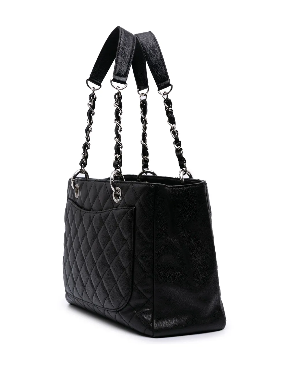 Pre-owned Chanel 2013-2014 Caviar Grand Shopping Tote Bag
