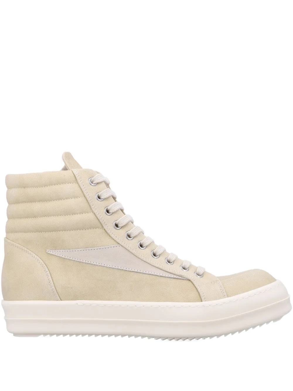 Rick Owens DRKSHDW high-top suede sneakers Neutrals