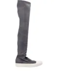 Rick Owens DRKSHDW High Socks over-the-knee suede sneakers - Grey