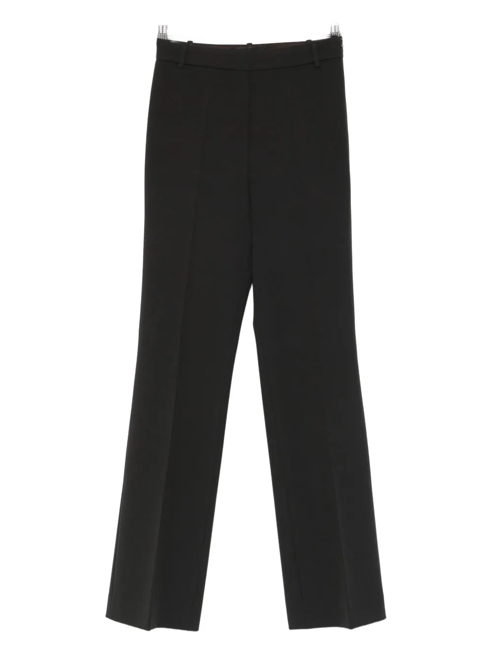 Pinko Pressed-crease Trousers In Black