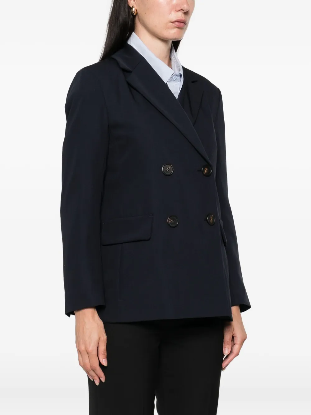 'S Max Mara double-breasted blazer Blauw
