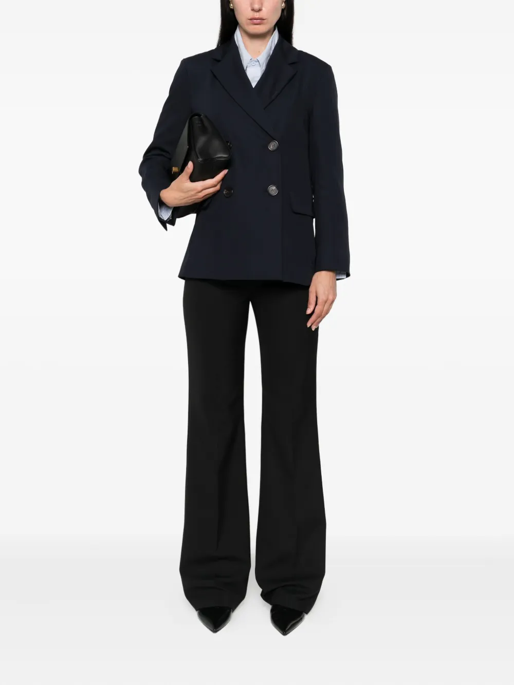 'S Max Mara double-breasted blazer Blauw