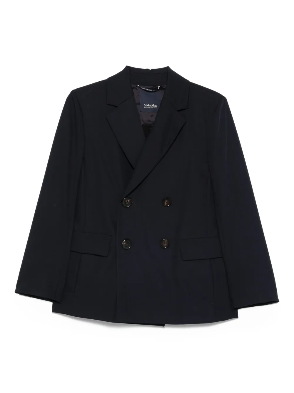 'S Max Mara double-breasted blazer Blauw