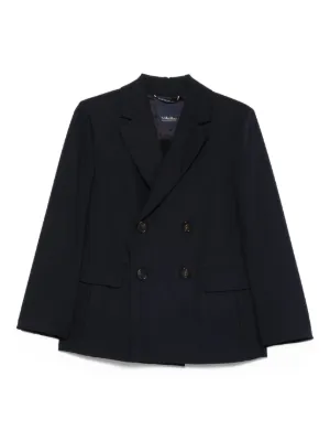 S Max Mara Sara デニム ダブルジャケット | ブルー | FARFETCH JP