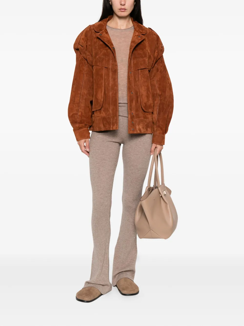 PINKO embellished top Beige