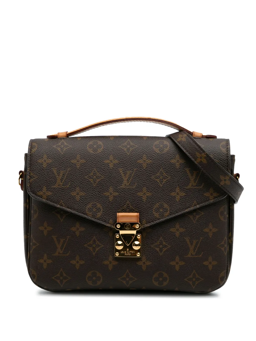 Louis Vuitton Pre-Owned 2019 Monogram Pochette Metis satchel | Brown | Image 1