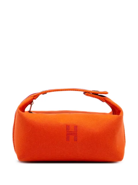 Hermès Pre-Owned 2020-2025 Small Toile Bride A Brac vanity bag