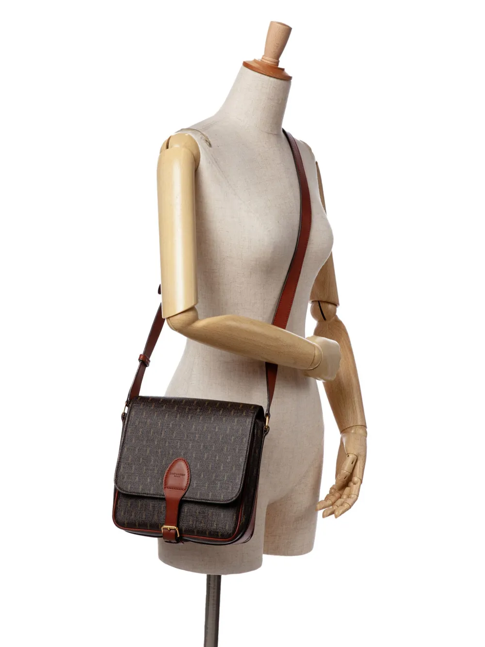 Saint Laurent Pre-Owned 2021 Medium Coated Canvas Le Monogramme Buckle crossbody bag | Pre-Owned | Image 2