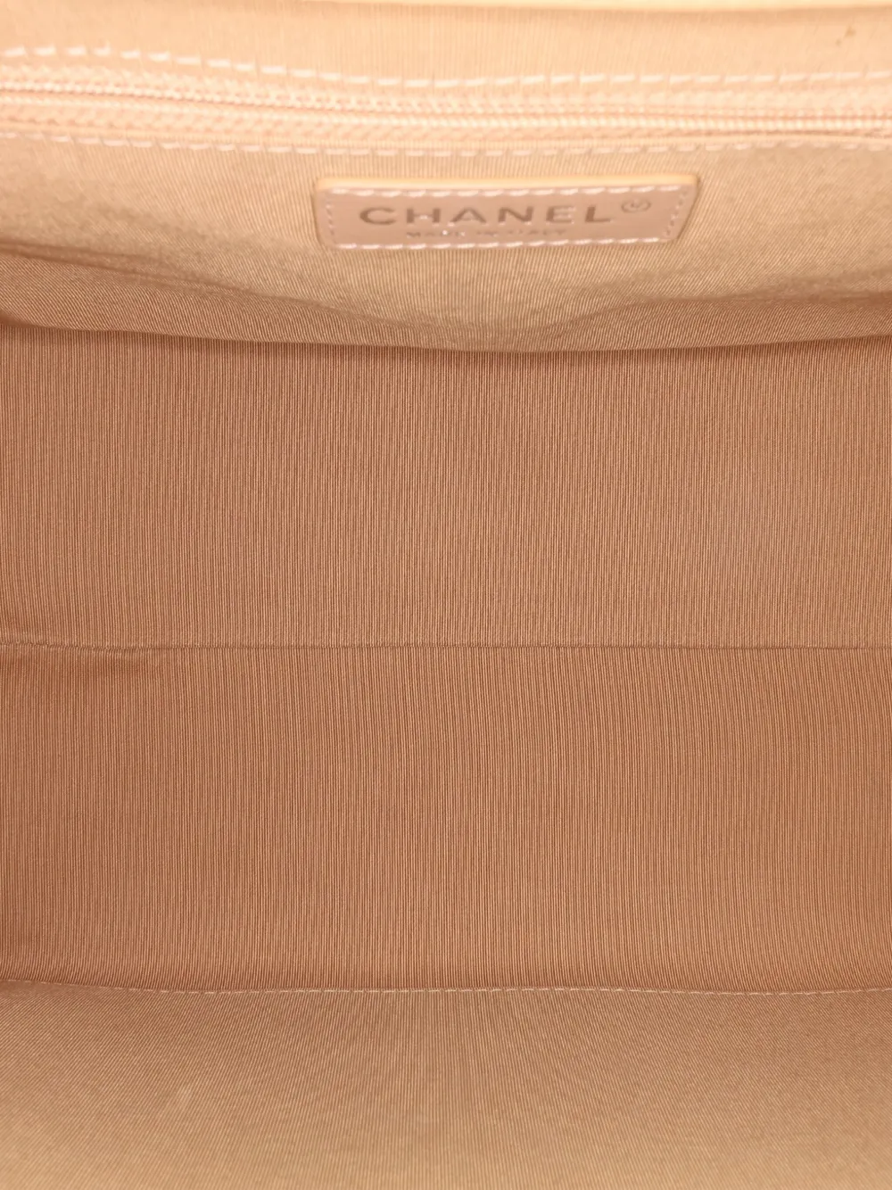 Pre-owned Chanel 2018 Small Quilted Calfskin Easy Shopping Tote Satchel