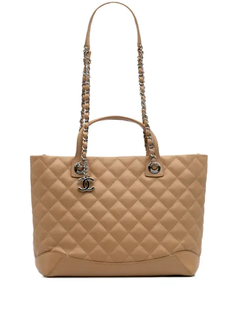 CHANEL Pre-Owned 2018 Small Quilted Calfskin Easy Shopping Tote satchel