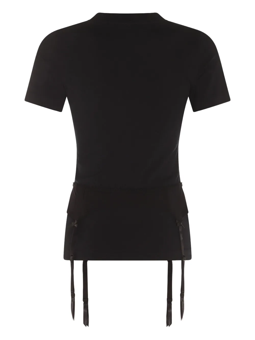 Balenciaga T-shirt met afwerking van kant Zwart