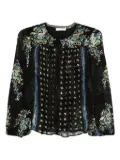 Ulla Johnson embroidered blouse - Black