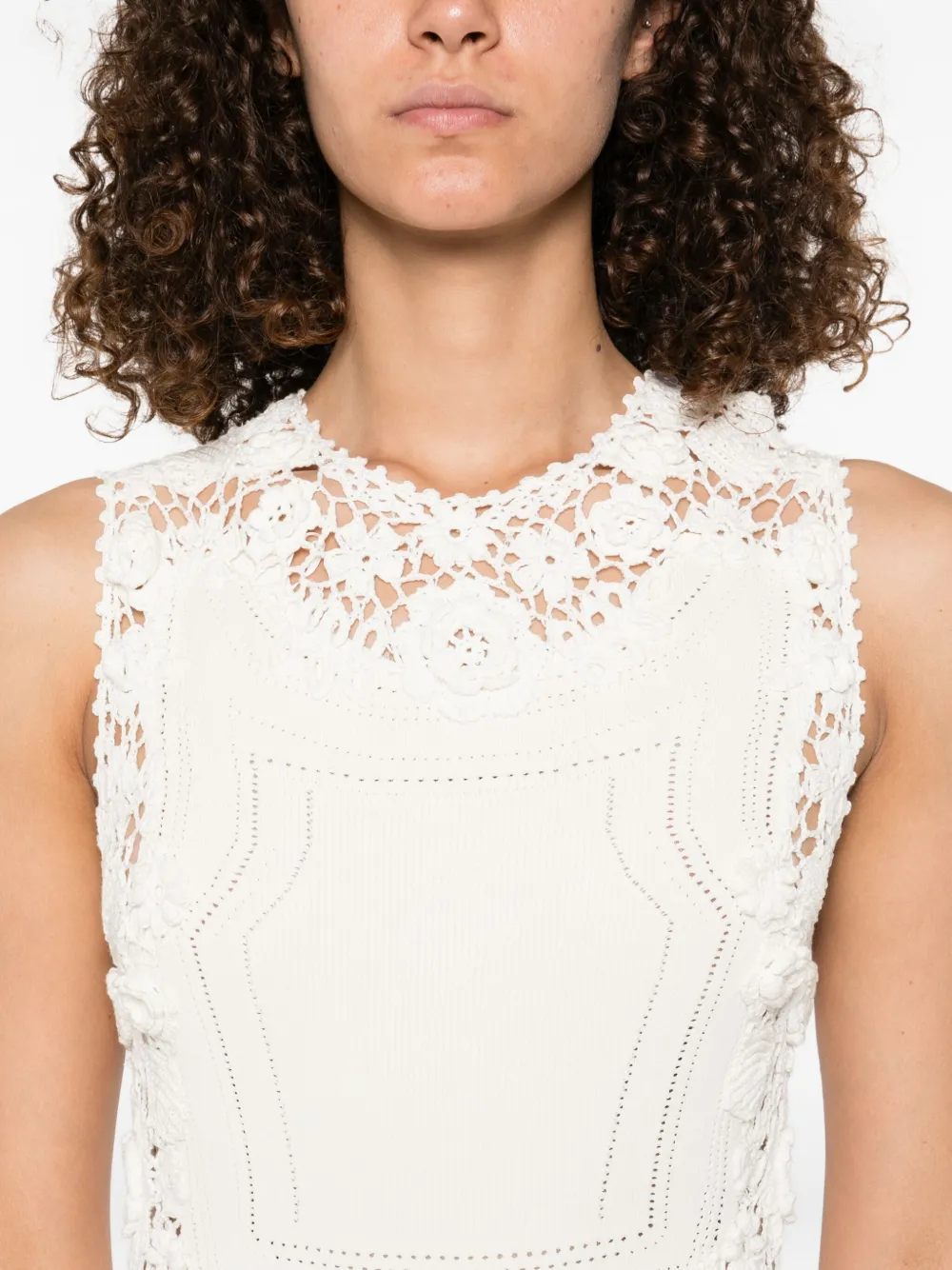 Ulla Johnson Mouwloze jurk Wit