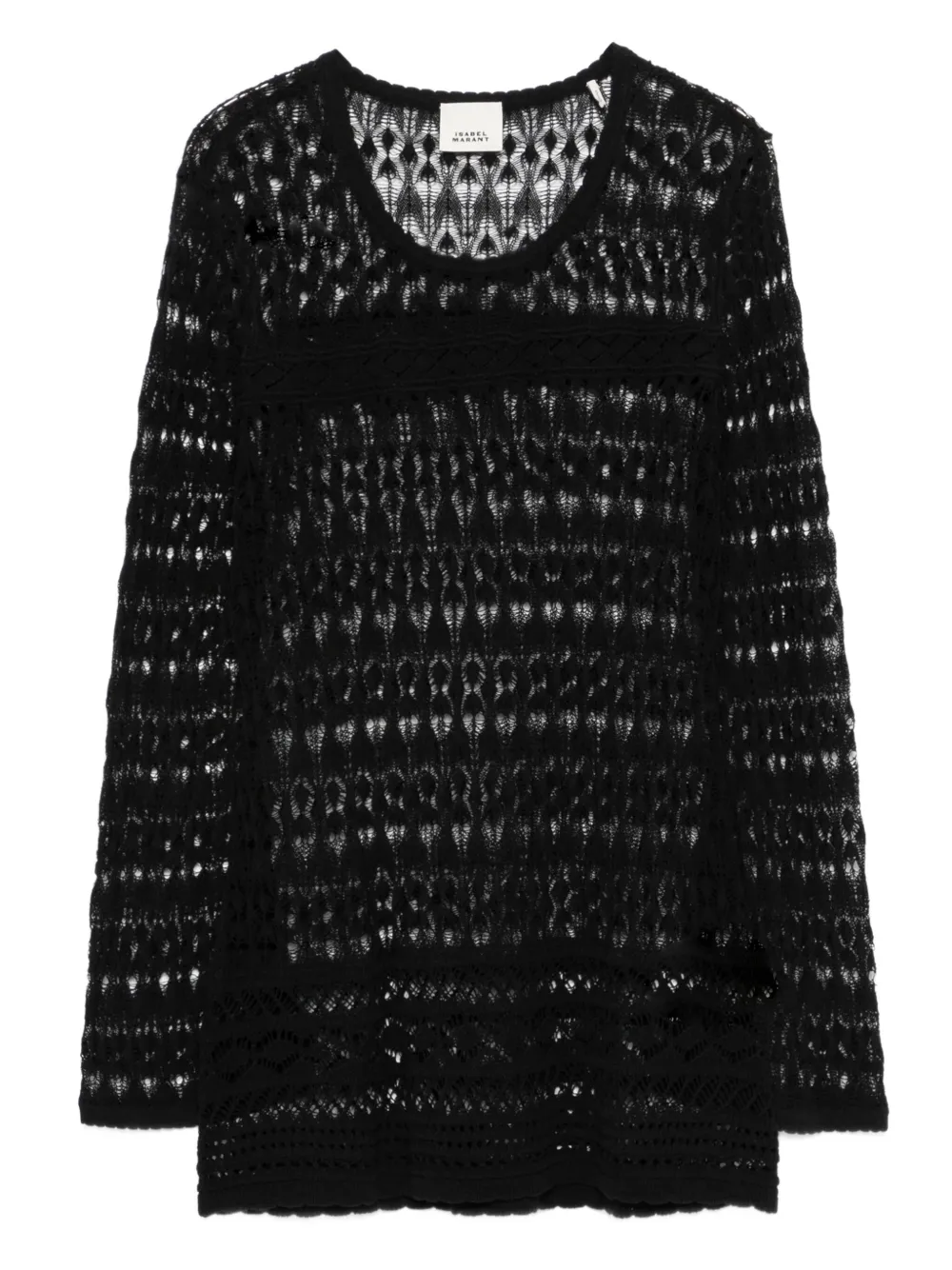 ISABEL MARANT Gehaakte top Zwart