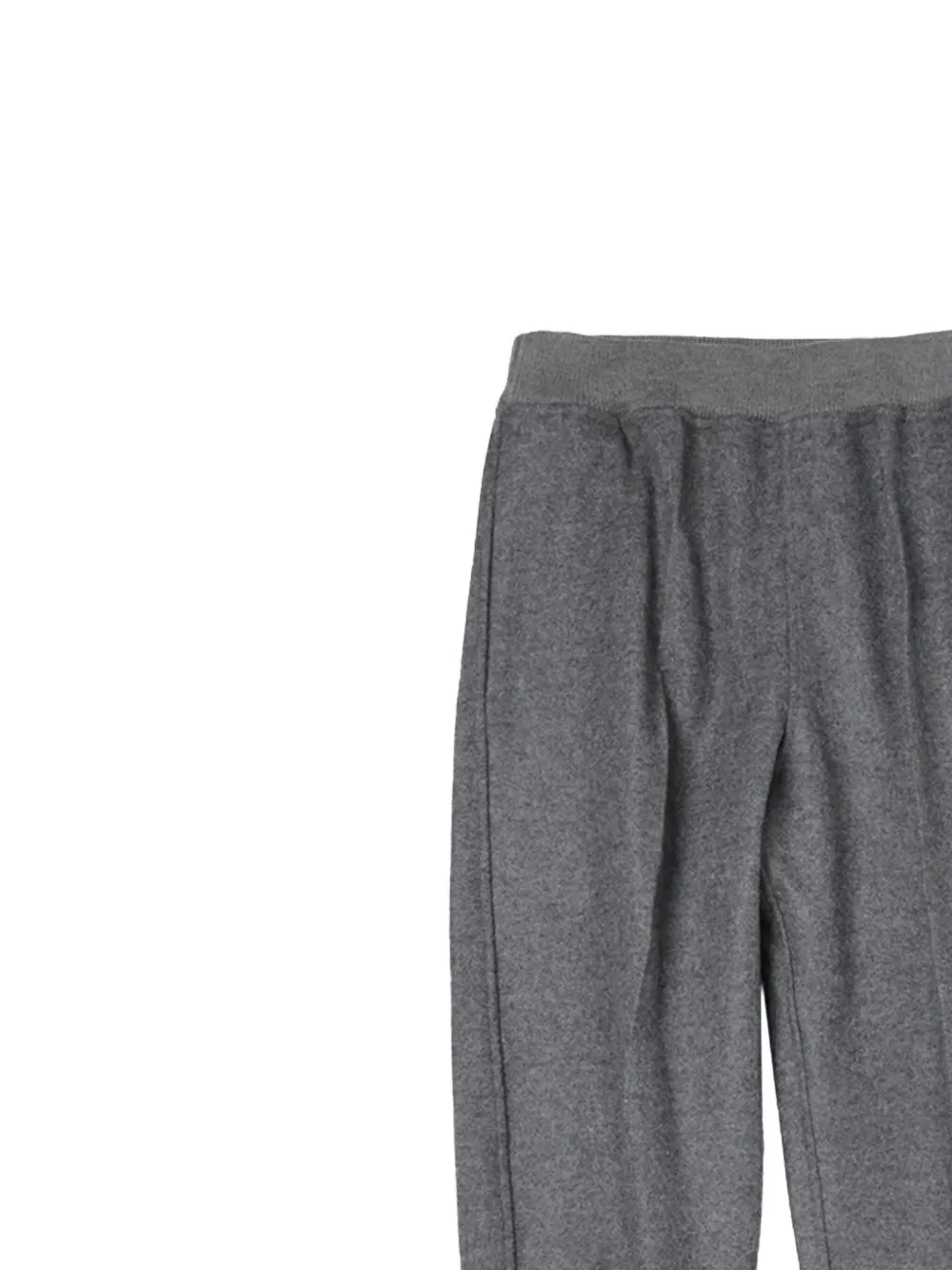 Jil Sander Wollen broek met geribbelde manchetten - Grijs