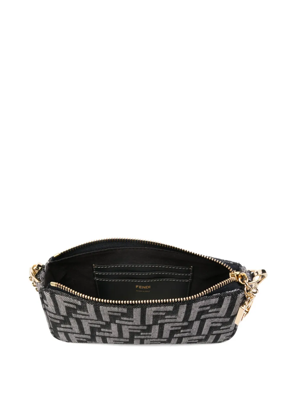 FENDI Baguette mini-tas Blauw